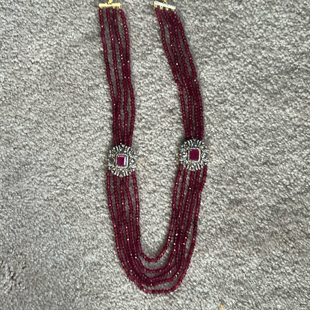Ruby Mala Necklace
